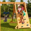 FUNGOO Spielturm Klettergerüst My_SPACE_XL in versch. Ausführungen Spielplatz Holzschaukel