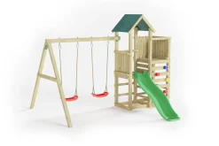 FUNGOO Spielturm Klettergerüst Chester mit Schaukel & Rutsche