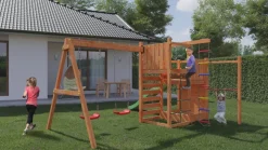 FUNGOO Spielturm Klettergerüst Climbing Star2