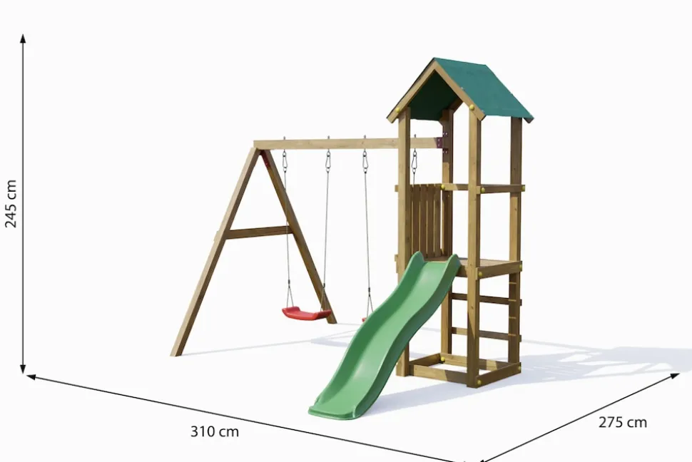 FUNGOO Spielturm Klettergerüst Lucas