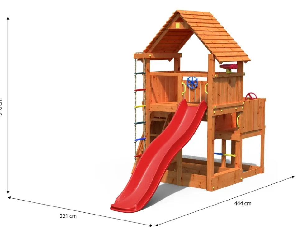 FUNGOO Spielturm Klettergerüst BIG LEADER