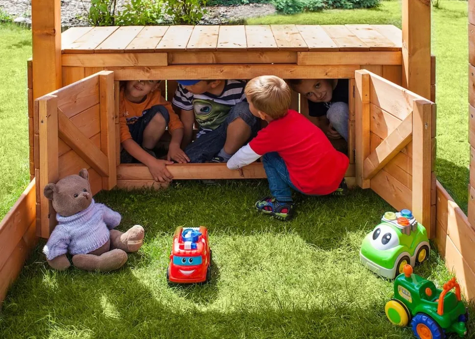 FUNGOO Spielturm Klettergerüst FORTRESS Toybox