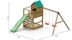 FUNGOO Spielturm Klettergerüst JARCAS_4