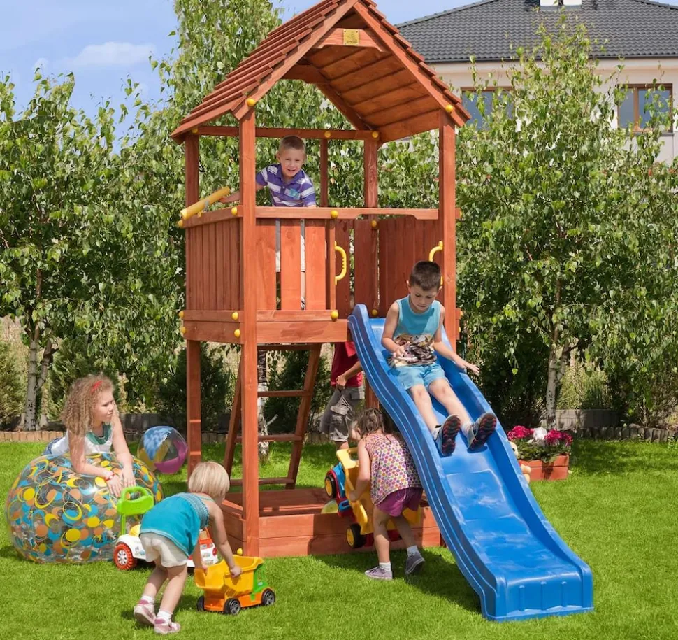 FUNGOO Spielturm Klettergerüst JOY