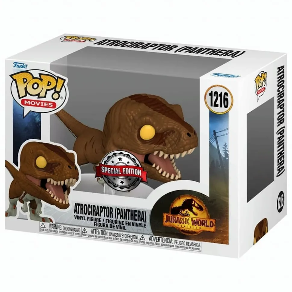 Funko Pop! Movies: JW3 - Atrociraptor - (Panthera) - Jurassic World 3 - Vinyl-Sammelfigur