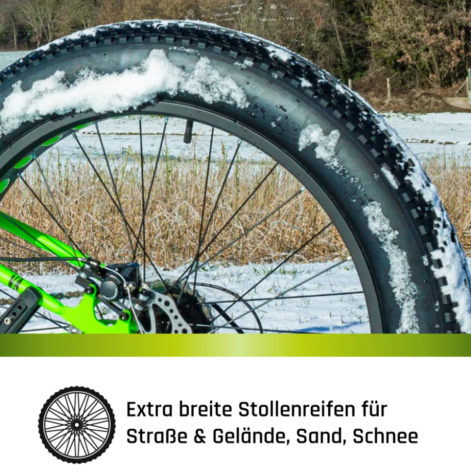 Galano Fatman 4.0 Jugendfahrrad ab 8 Jahre Jungen Mädchen 130 - 145 cm 24 Zoll Kinder Fahrrad Fatbike Mountainbike MTB Hardtail