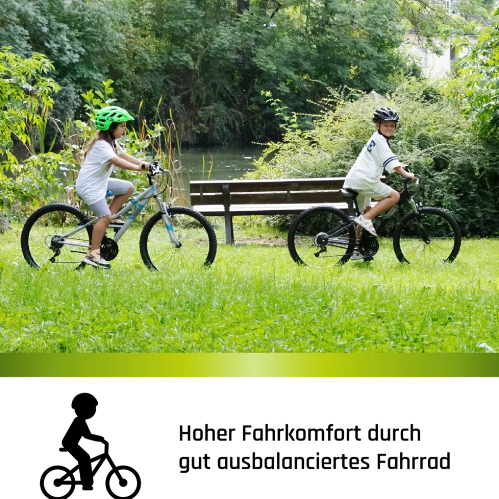 Galano GA20 Jugendfahrrad 24 Zoll Mountainbike 130 - 145 cm 21 Gänge Mädchen Jungen Fahrrad ab 8 Jahre MTB Hardtail Jugendrad V-Brakes
