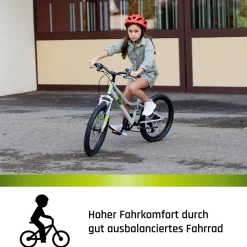 Galano GA20 Kinderfahrrad 18 Zoll 115 - 130 cm Mädchen Jungen Fahrrad ab 5 Jahre Mountainbike 7 Gänge MTB Hardtail Kinder Fahrrad