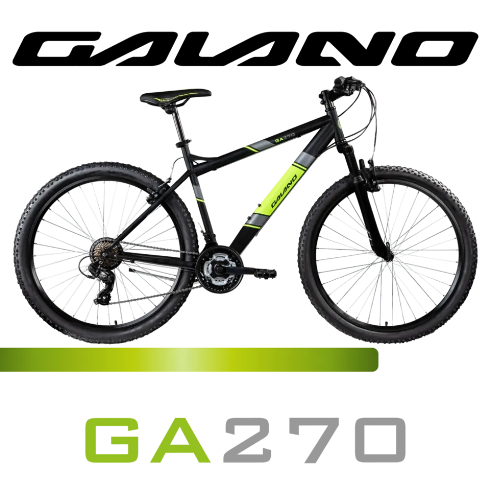Galano GA270 Mountainbike 27,5 Zoll Fahrrad Hardtail MTB 21 Gänge Damen Herren 160 - 175 cm V-Brakes