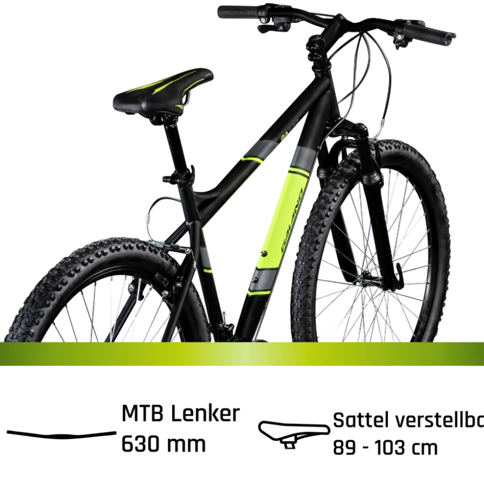 Galano GA270 Mountainbike 27,5 Zoll Fahrrad Hardtail MTB 21 Gänge Damen Herren 160 - 175 cm V-Brakes