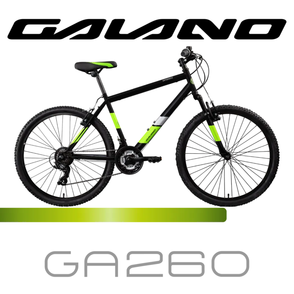 Galano GA260 26 Zoll Mountainbike 160 - 185 cm MTB Hardtail Fahrrad 21 Gänge V-Brakes Jugendliche unisex