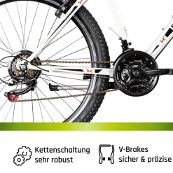Galano Path Mountainbike Jugendfahrrad ab 160 cm Fahrrad 26 Zoll für Mädchen Jungen oder Erwachsene MTB Hardtail 21 Gänge