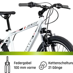 Galano Path Mountainbike Jugendfahrrad ab 160 cm Fahrrad 26 Zoll für Mädchen Jungen oder Erwachsene MTB Hardtail 21 Gänge