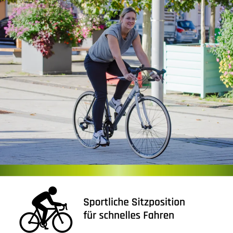 Galano Vuelta STI Rennrad Herren ab 150 cm Fahrrad Road Bike Fitnessrad Rennfahrrad für Einsteiger Tour 14 Gänge