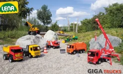 GIGA TRUCKS Bagger Pro, schwarz/gelb