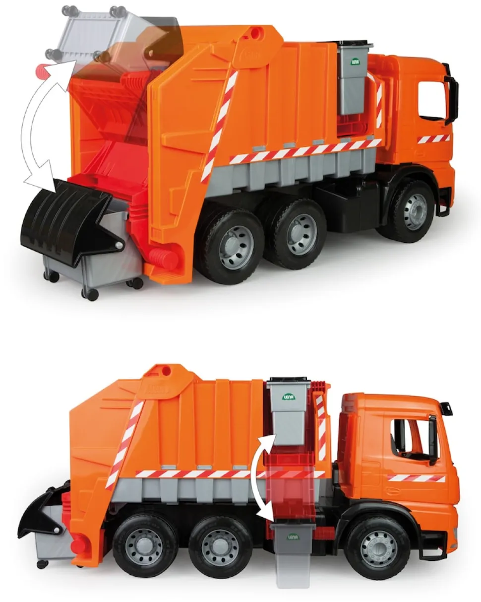 GIGA TRUCKS Müllwagen Arocs mit Aufklebern