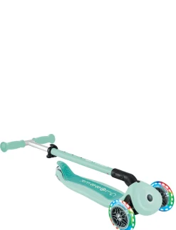 GLOBBER GO-UP ACTIVE LIGHTS – 3 in 1 Dreirad, Laufrad und Scooter, 120/80 mm, 3-rädrig, höhenverstellbar, mint