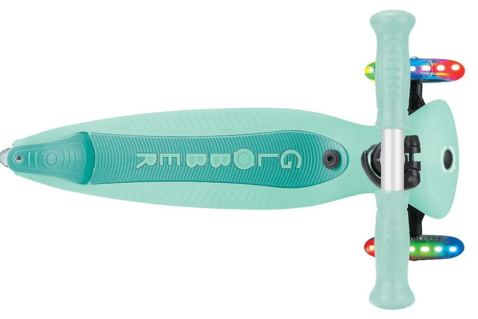 GLOBBER GO-UP ACTIVE LIGHTS – 3 in 1 Dreirad, Laufrad und Scooter, 120/80 mm, 3-rädrig, höhenverstellbar, mint