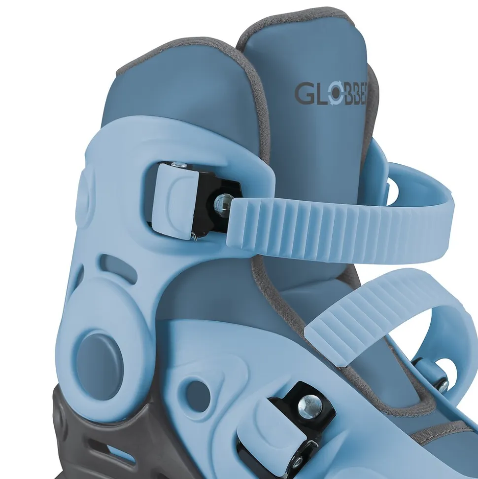 GLOBBER LEARNING SKATES 2in1 – Inline- und Quad-Skates Kinder, verstellbar Gr.26-29, ABEC 9, Rollengröße 48x24 mm, blau