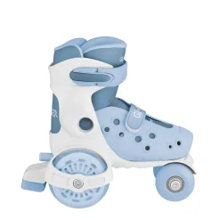 GLOBBER LEARNING SKATES – Quad-Skates für Kinder, verstellbar Gr.26-29, ABEC 9, blau