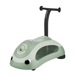 GLOBBER WALK N' ROLL 2in1 ECO – Lauflernwagen, Schiebeauto, Rutschauto, werkzeugloser Umbau, kippsicher, pistazie