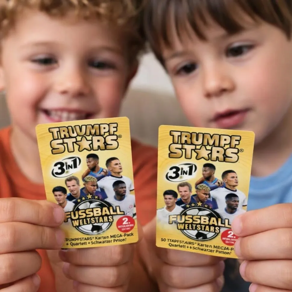 Gomazing Fußball Spiele Set Quizspiel und Trumpfstars Kartenspiel