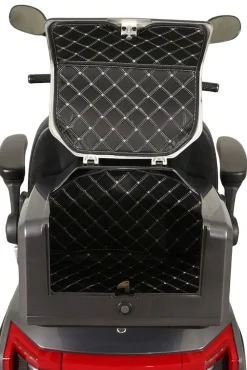 GreenStreet Elektromobil E-Mover Deluxe 1000 W 20 km/h dunkelgrau inkl. Topcase und Dach