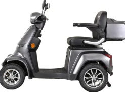 GreenStreet Elektromobil E-Mover Deluxe 1000 W 20 km/h dunkelgrau inkl. Topcase