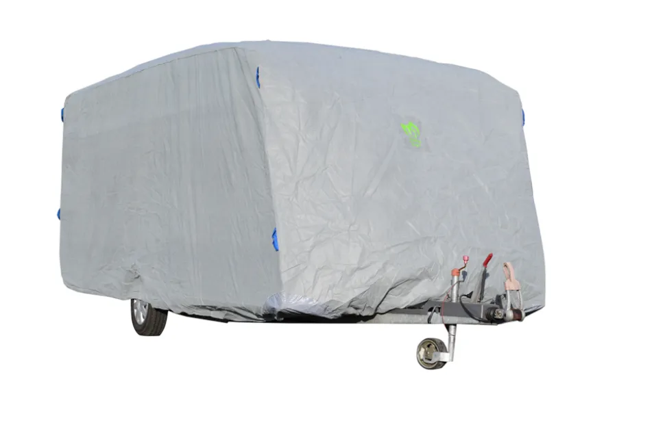 GreenYard Abdeckplane für Wohnwagen oder Wohnmobile Größe XXL 730 x 250 x 220 cm