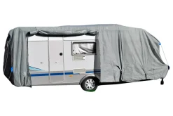 GreenYard Wohnwagen Abdeckplane mit Reflektoren Größe XXL | 730 x 250 x 220 cm