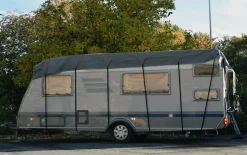 GreenYard Wohnwagen Schutzdach 850 cm Schutzhülle Wohnmobil Abdeckung Dach Garage