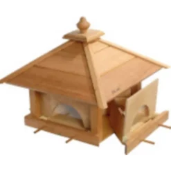 Großes Eiche-Vogelfutterhaus