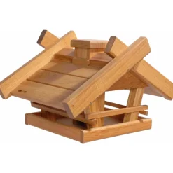 Großes Eiche-Vogelhaus Gartenwald mit Futtersilio