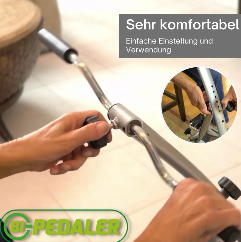 Gymform® Bewegungstrainer für Senioren klappbar - Fitnessgerät Bi Pedaler