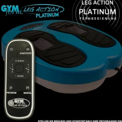 Gymform® Shiatsu Fußmassagegerät und Beinmassagegerät Leg Action Platinum