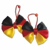 Haargummi 2er Set Deutschland Fanartikel Schwarz Rot Gold Fußball EM WM Zubehör