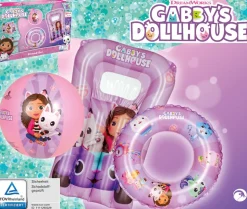 Happy People Gabby's Dollhouse Strandset Schwimmring Matratze Strandball Ball