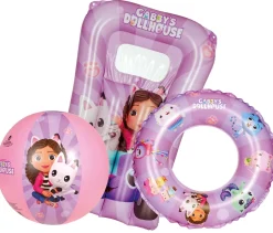 Happy People Gabby's Dollhouse Strandset Schwimmring Matratze Strandball Ball