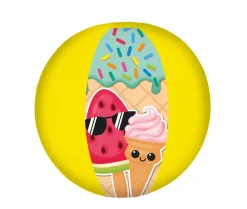 Happy People 77452 - Happy Summer Strandball Wasserball (ca. 29 cm) Ball Kinder Garten Spielball