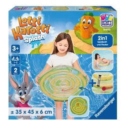 Happy People 16693 - Lotti Karotti Kinderluftmatratze - Das flotte Hasenlabyrinth