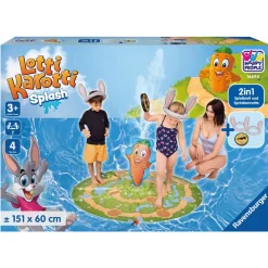 Happy People 16694 - Lotti Karotti Sprinklermatte - Das erfrischende Hasenrennen (151x60cm)