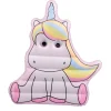 Happy People 77486 - Luftmatratze - Einhorn mit Wackelaugen (75x50cm) unicorn Kinder schwimmen