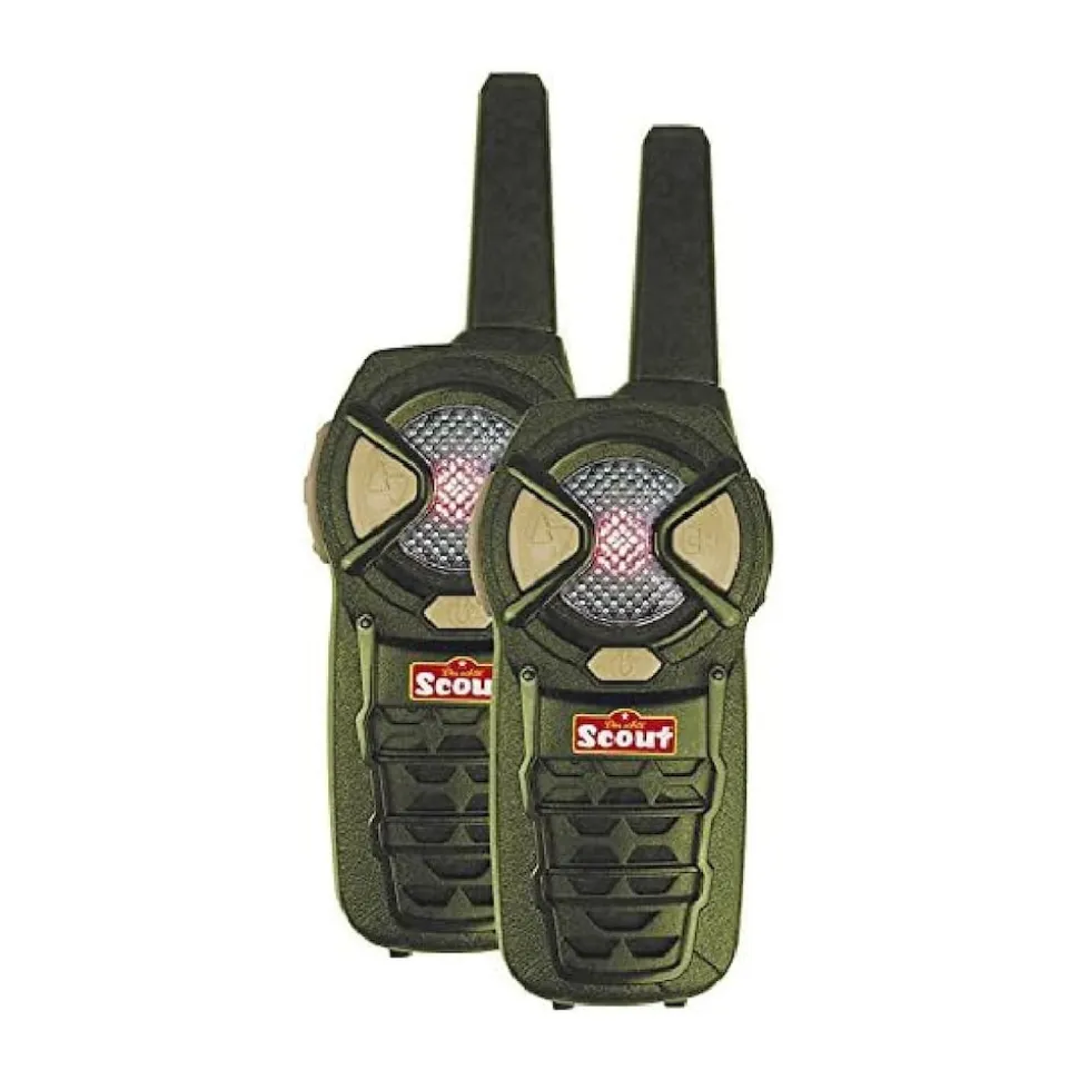 Happy People 19385 - SCOUT Walkie Talkie Funkgerät für Kinder 5km Reichweite 6 Kanäle