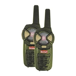 Happy People 19385 - SCOUT Walkie Talkie Funkgerät für Kinder 5km Reichweite 6 Kanäle