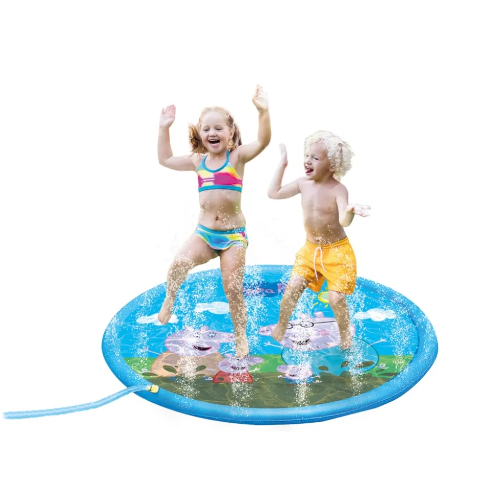 Happy People - Sprinklermatte - Peppa Wutz (Ø 150 cm) Wassersprenkler Kinder Badespaß