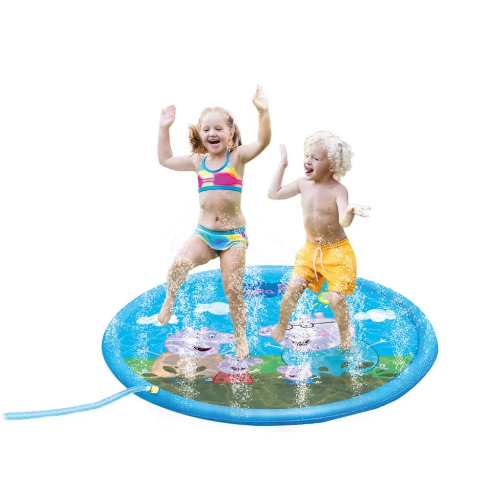 Happy People - Sprinklermatte - Peppa Wutz (Ø 150 cm) Wassersprenkler Kinder Badespaß
