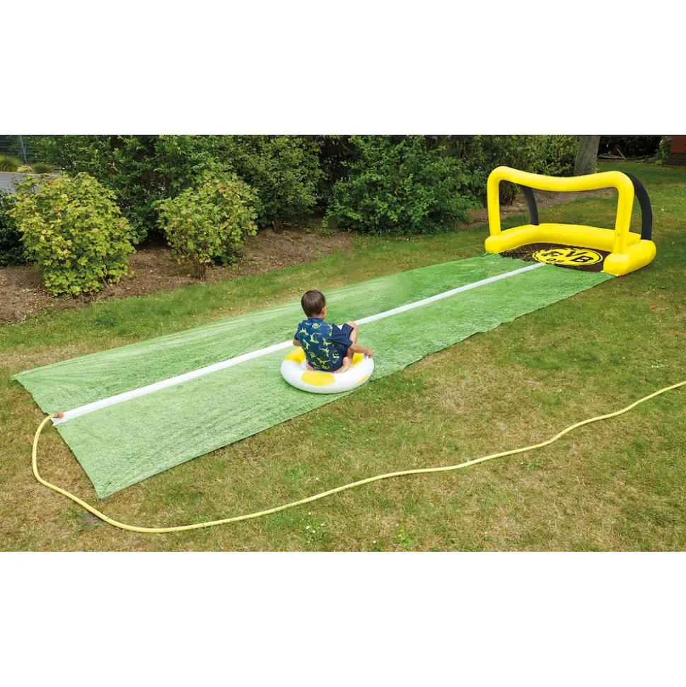 Happy People - Wasserrutsche - BVB Borussia Dortmund (650 x 180cm) mit 2 Boards im Fußballdesign