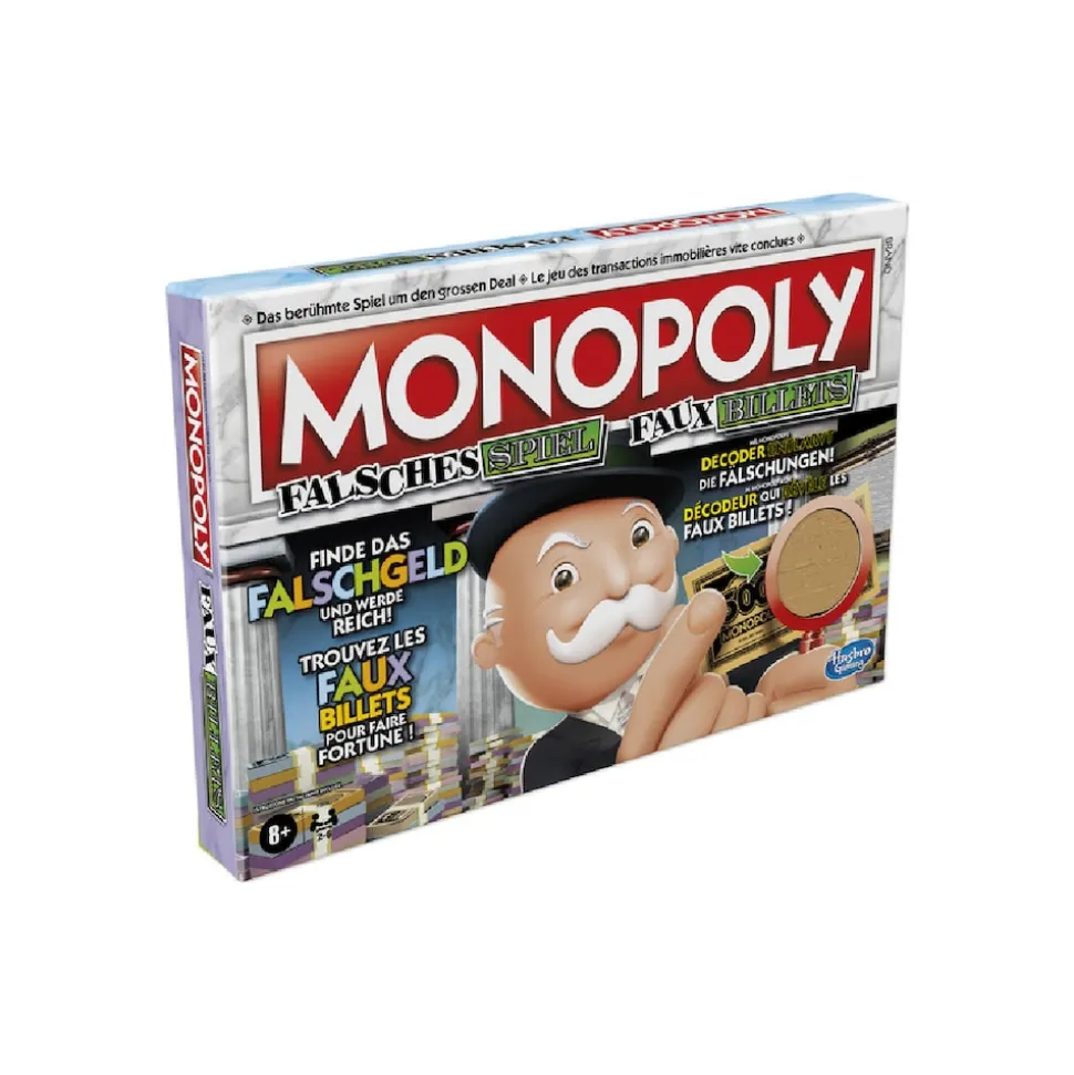 Hasbro - Brettspiel - Monopoly Falsches Spiel (deutsch/französisch) Gesellschaftsspiel