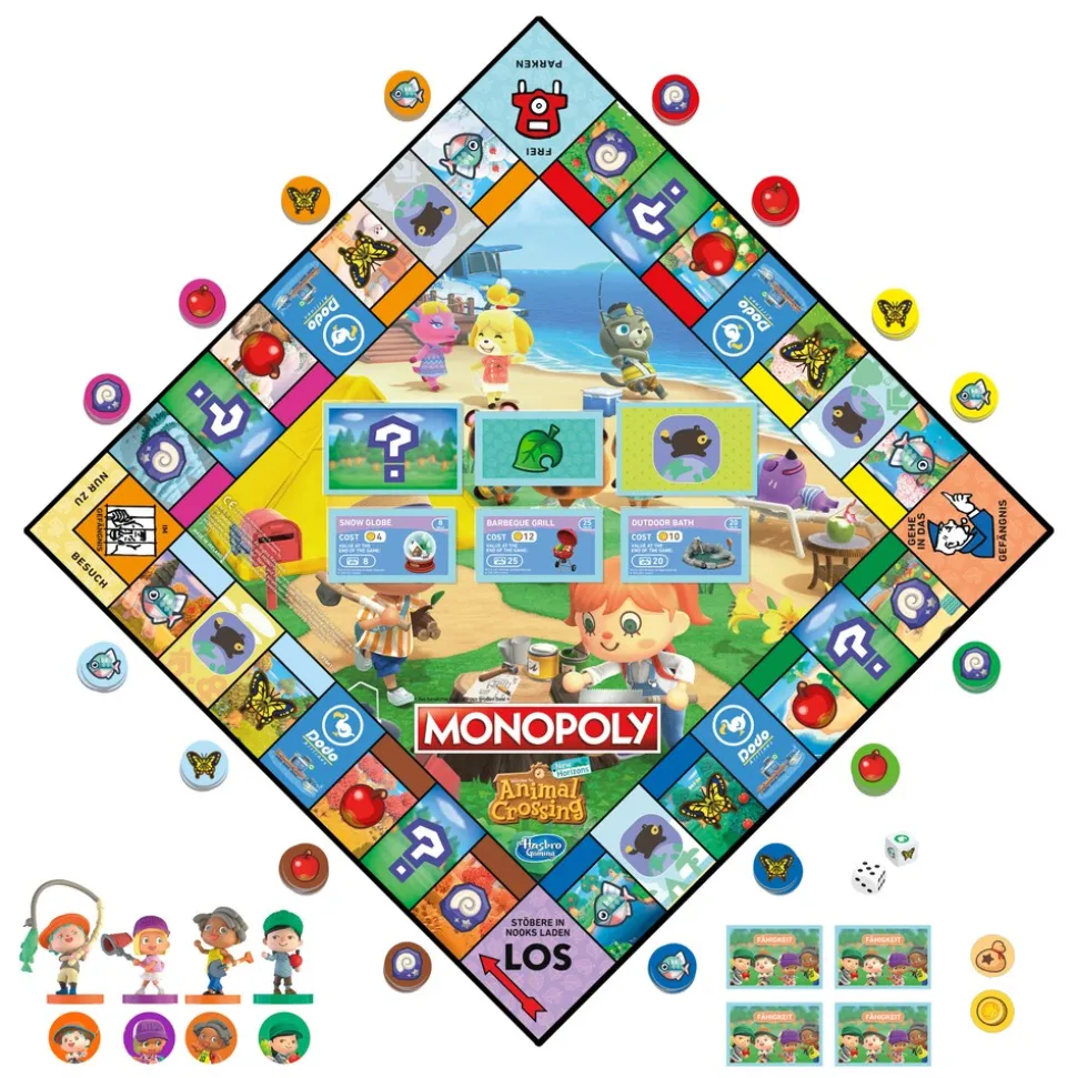 Hasbro - Monopoly - Animal Crossing New Horizons Brettspiel Gesellschaftsspiel
