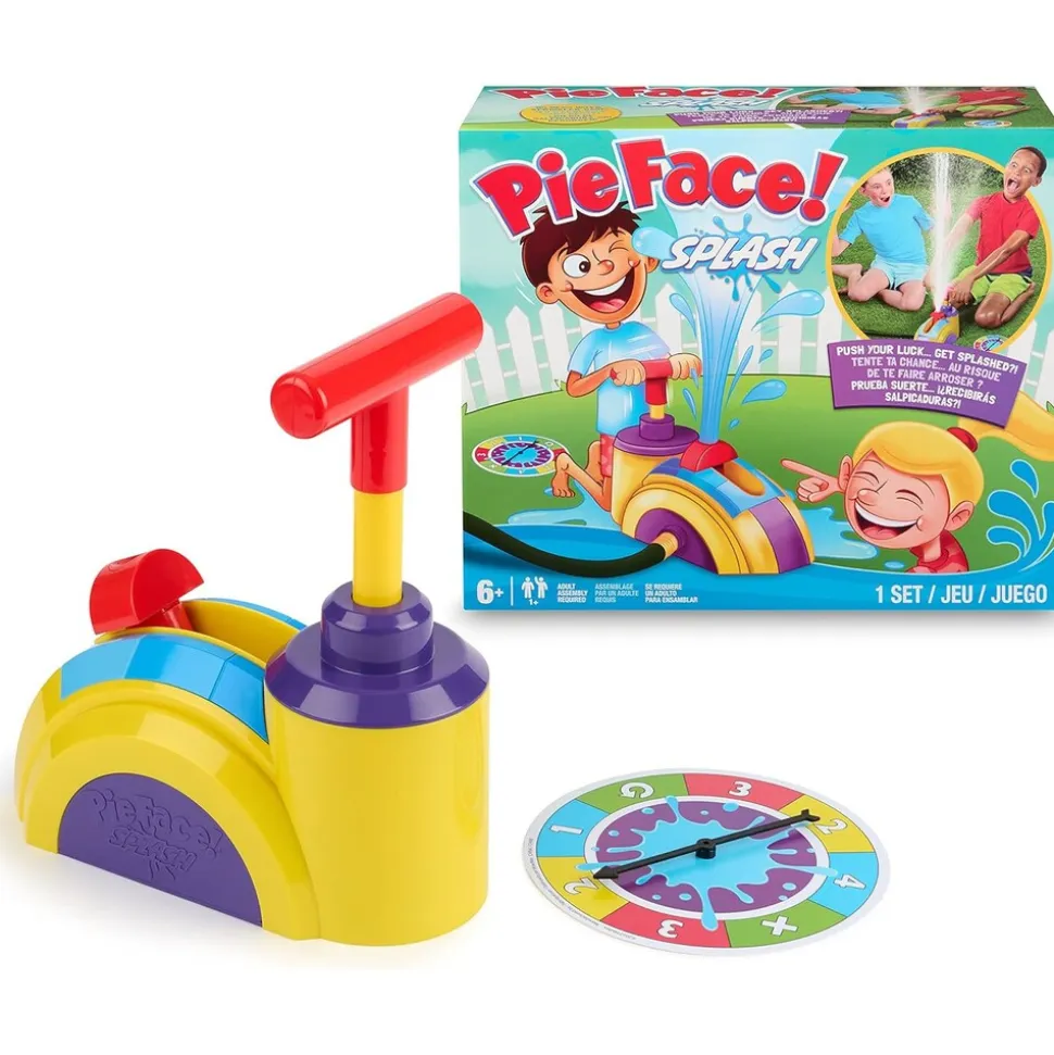 Hasbro - SOAK-7250 - Pie Face! Splash Wasserspielzeug Wassersprinkler Sprenkler Sommer Kinder